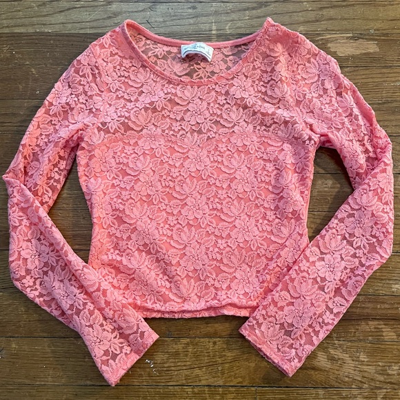 Abercrombie and Fitch Lace Top with Lining - Picture 1 of 3